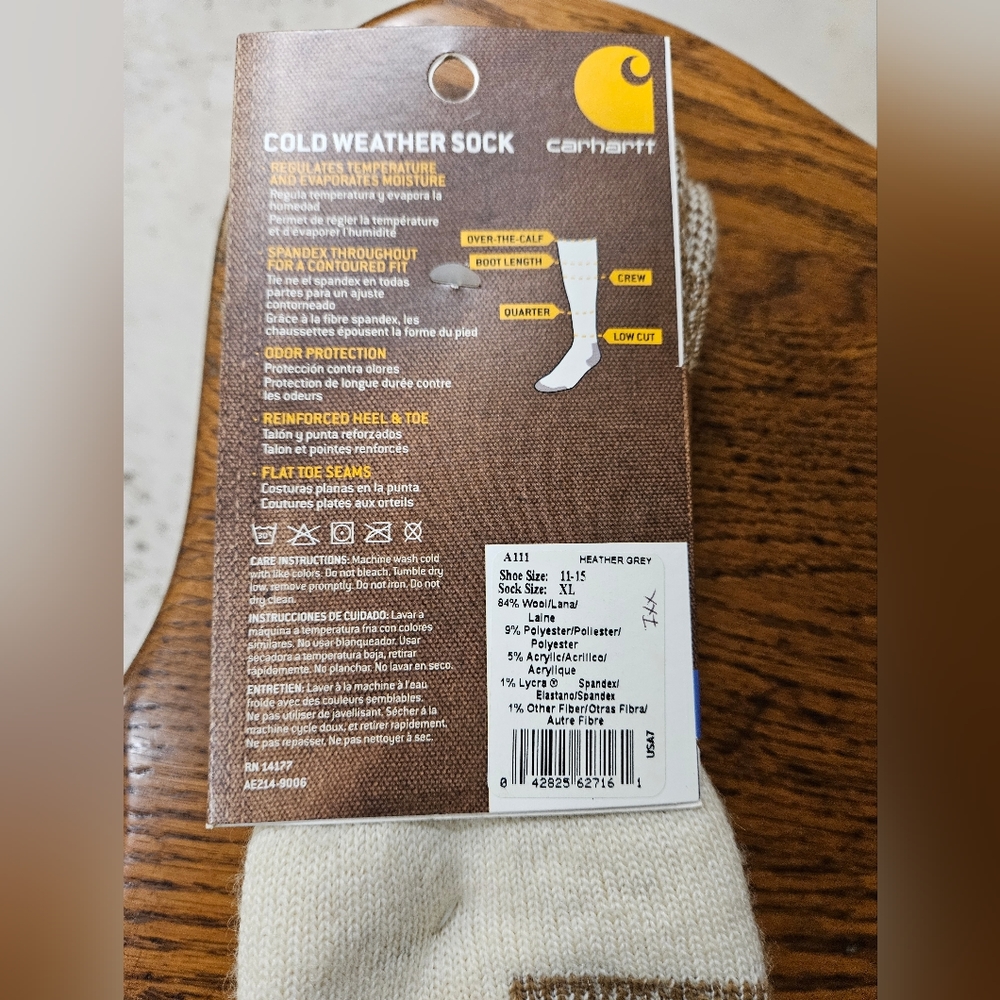 CARHARTT Cold Weather Socks (Boot Length) - Picture 2 of 3